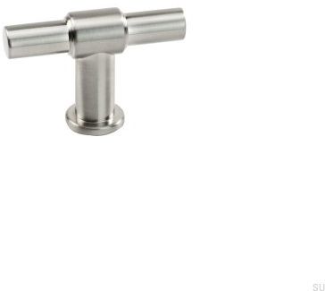 Gałka meblowa T-Bar T-Type Srebrna Szczotkowana