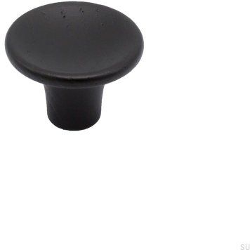 Gałka meblowa Tuba Czarna Drewniana