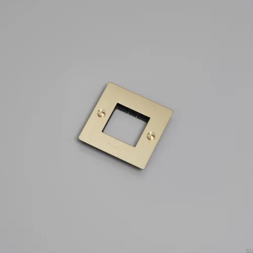 Ramka 1G Wall Plate Mosiężna Standard europejski