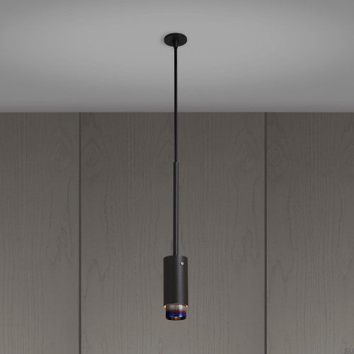 Lampa wisząca Exhaust Pendant Grafitowa z paloną stalą