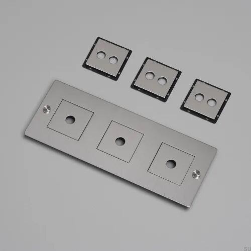 Ramka z wypełnieniem pozioma 3G Wall Plate Stalowa Standard europejski