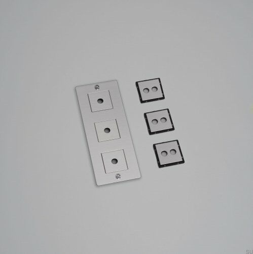 Ramka z wypełnieniem pionowa 3G Wall Plate Stalowa Standard europejski
