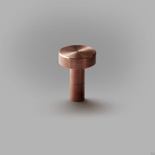Gałka meblowa Nena S Miedziana Szczotkowana Nielakierowana