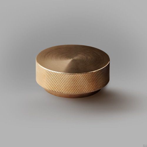 Gałka meblowa TOVE L Złota Mosiężna Szczotkowana Nielakierowana