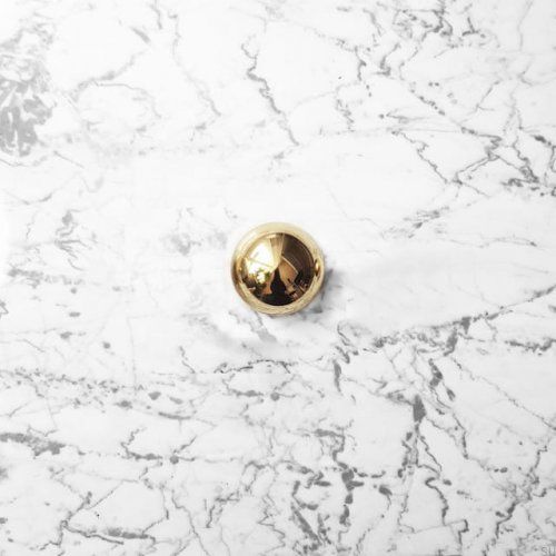 Gałka Meblowa ODETE (S) Mosiężna Polerowana Lakierowana