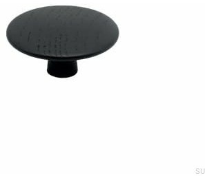 Gałka meblowa Split 48 Drewniana Czarna