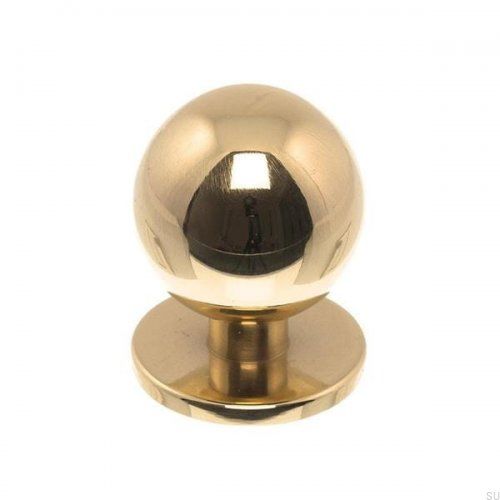 Gałka meblowa 1349 25 Złota Polerowana Lakierowana