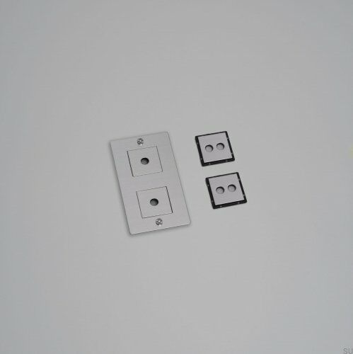 Ramka z wypełnieniem pionowa 2G Wall Plate Stalowa Standard europejski