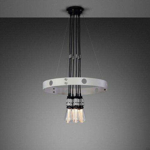 Żyrandol Hero Light Szary/Stal - 3M