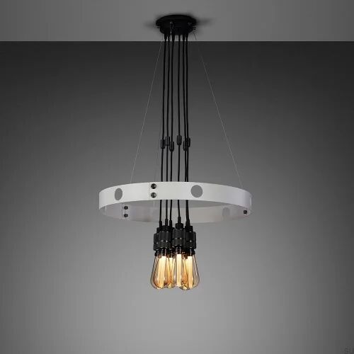 Żyrandol Hero Light Szary/Palony Brąz - 3M