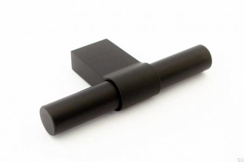 Gałka meblowa Line Big 80 Aluminiowy czarny