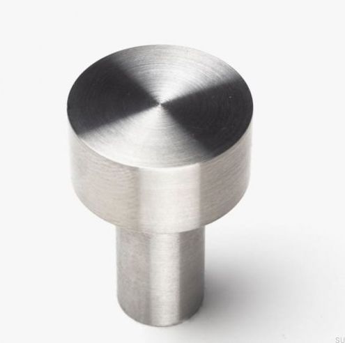 Gałka meblowa Luciola 20 Stalowa szczotkowana