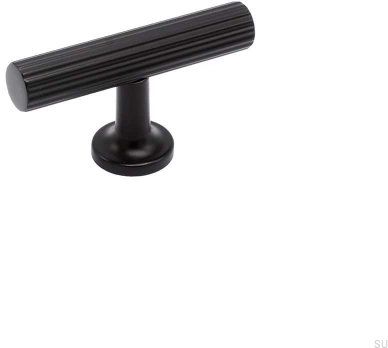 Gałka meblowa T-Bar Portland Metalowa Czarna