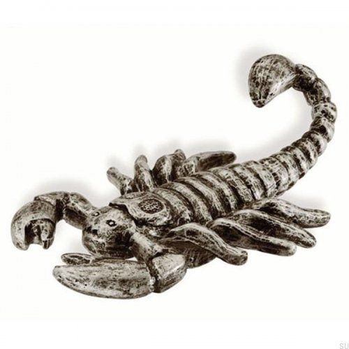 Gałka meblowa Krok Skorpion Antyczna czerń