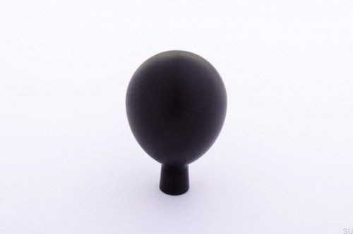 Gałka meblowa Drop 20 Czarne aluminium