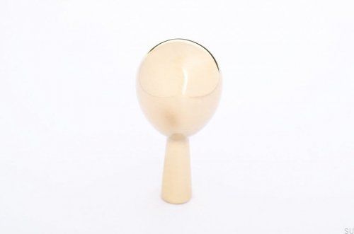 Gałka meblowa Drop 40 Złota Mosiężna Polerowana Nielakierowana