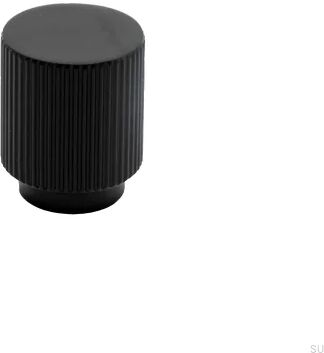 Gałka meblowa Helix Stripe 38 Metalowa Czarna