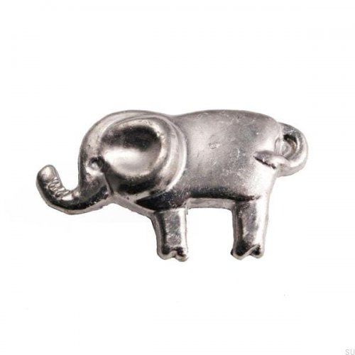 Gałka meblowa Elefant Słoń Nikiel polerowany