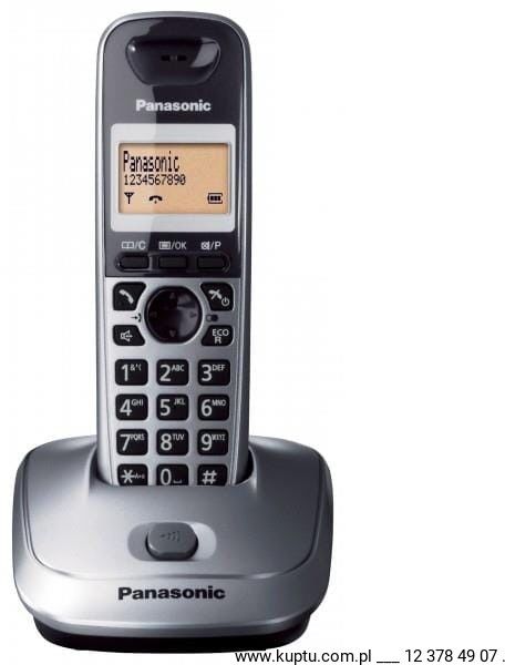 Telefony stacjonarne - KX-TG2511 PDM, telefon bezprzewodowy - grafika 1