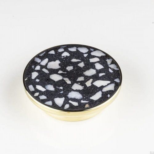 Gałka meblowa Eclipse Mosiężna Polerowana Lastryko