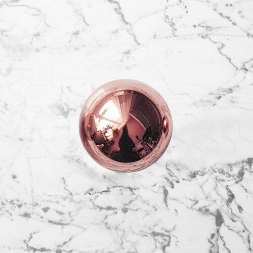 Gałka meblowa Odete M Miedziana Polerowana Lakierowana