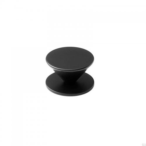 Gałka meblowa Orbit Metalowa Czarna Matowa