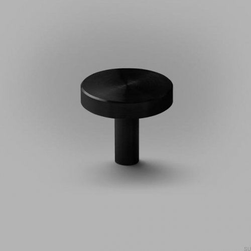 Gałka meblowa Nena M Aluminium czarna