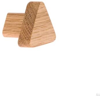 Gałka meblowa Just One Trójkątna Drewniana - Olej Bezbarwny Półmat