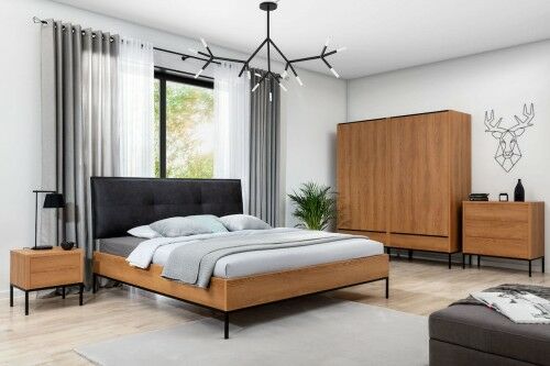 Łóżko Loft Karmel