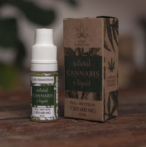 Płyn z CBD 600mg z naturalnymi terpenami konopi