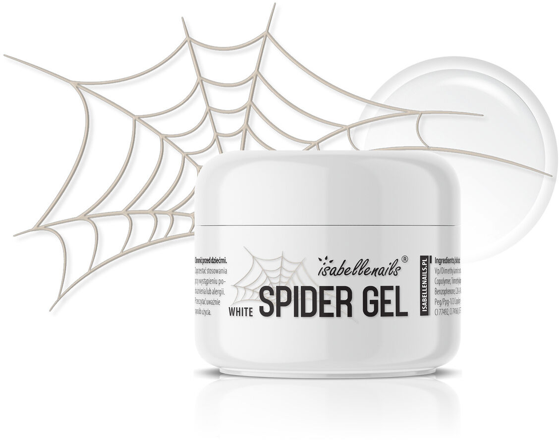 Spider gel żel do zdobień white isabellenails 5 g