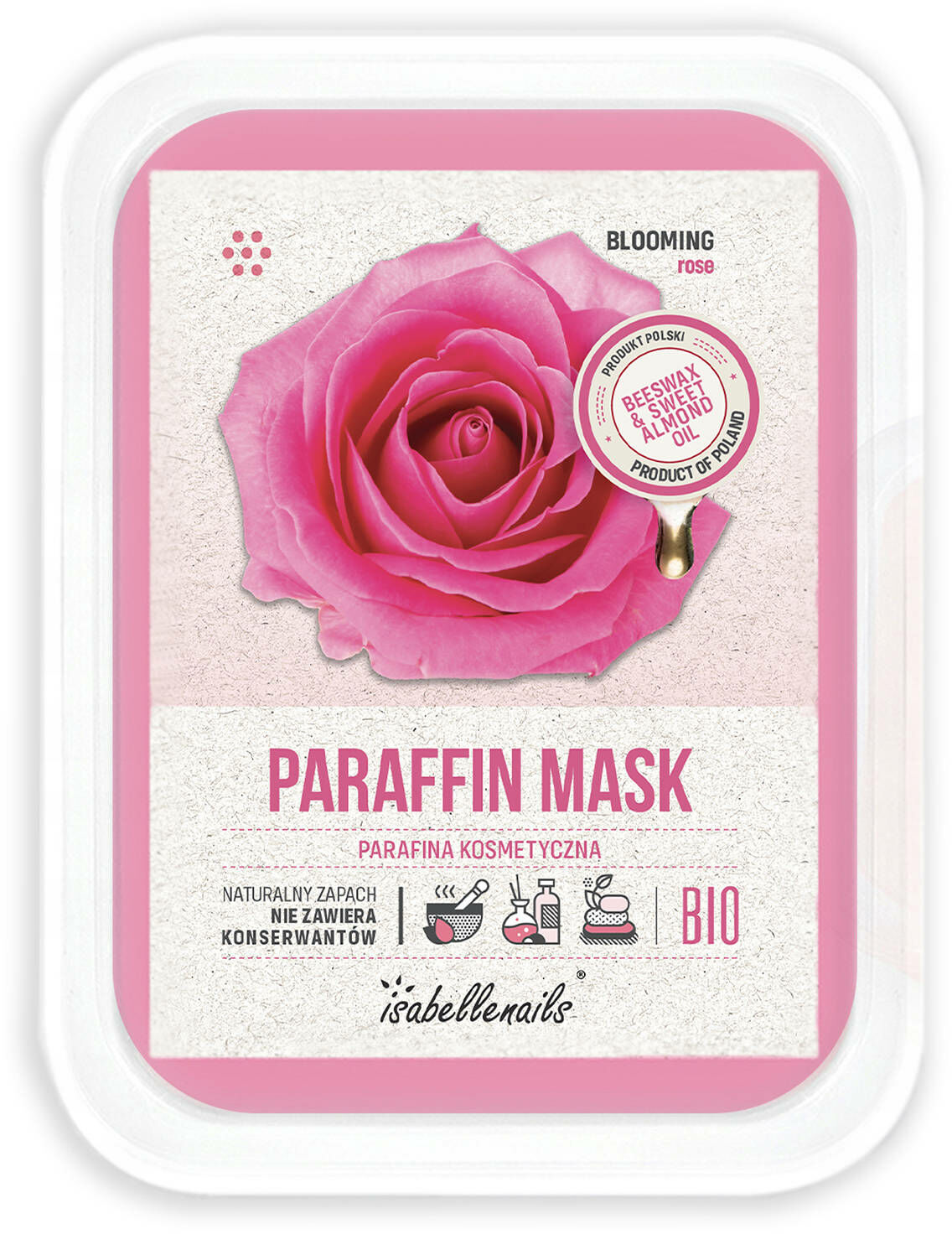 Isabellenails parafina kosmetyczna Blooming rose 500 ml