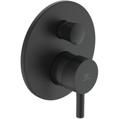 Ideal Standard Ceraline bateria wannowo-prysznicowa podtynkowa czarny mat A7389XG