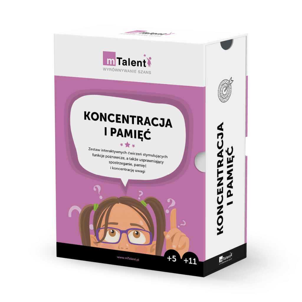 Learnetic mTalent Koncentracja i pamięć - Projektory, ekrany, monitory interaktywne - Profesjonalne doradztwo - Kontakt: 71 784 97 60. Sklep Projektor.pl