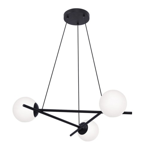 Arton lampa wisząca 3-punktowa czarna K-4966