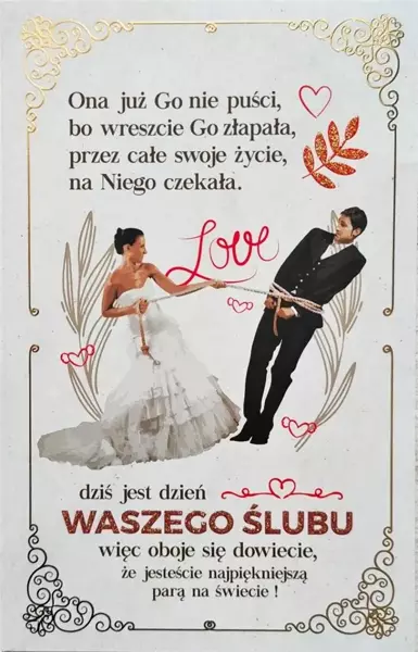 Karnet Ślub - YEKU