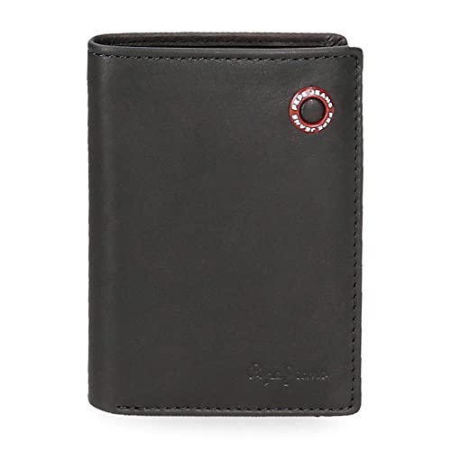 Pepe Jeans Badge pionowy portfel z portfelem, unikalny, morski, única, aktówka