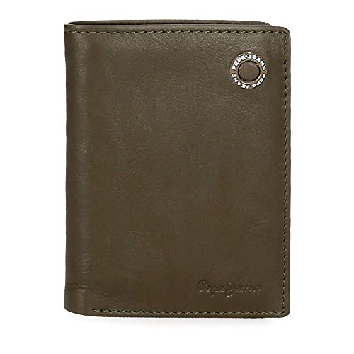 Pepe Jeans Badge pionowy portfel z portfelem, unikalny, Persimmon, única, aktówka