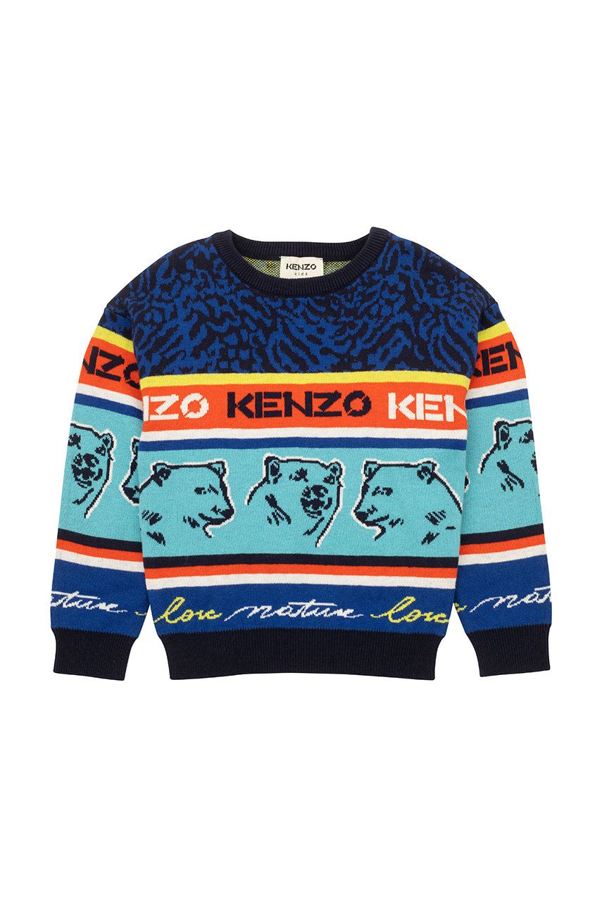 Swetry dla chłopców - Kenzo Kids sweter dziecięcy lekki - Kenzo kids - grafika 1