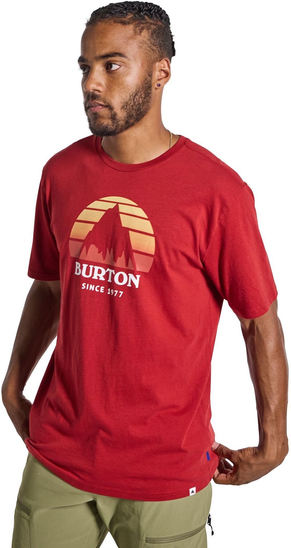 t-shirt męski BURTON UNDERHILL SS Sun Dried Tomato