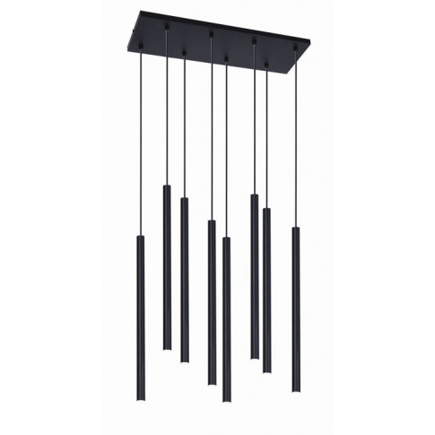 Czarna lampa wisząca nad stół 8 sopli - 4X S813 C3-G76