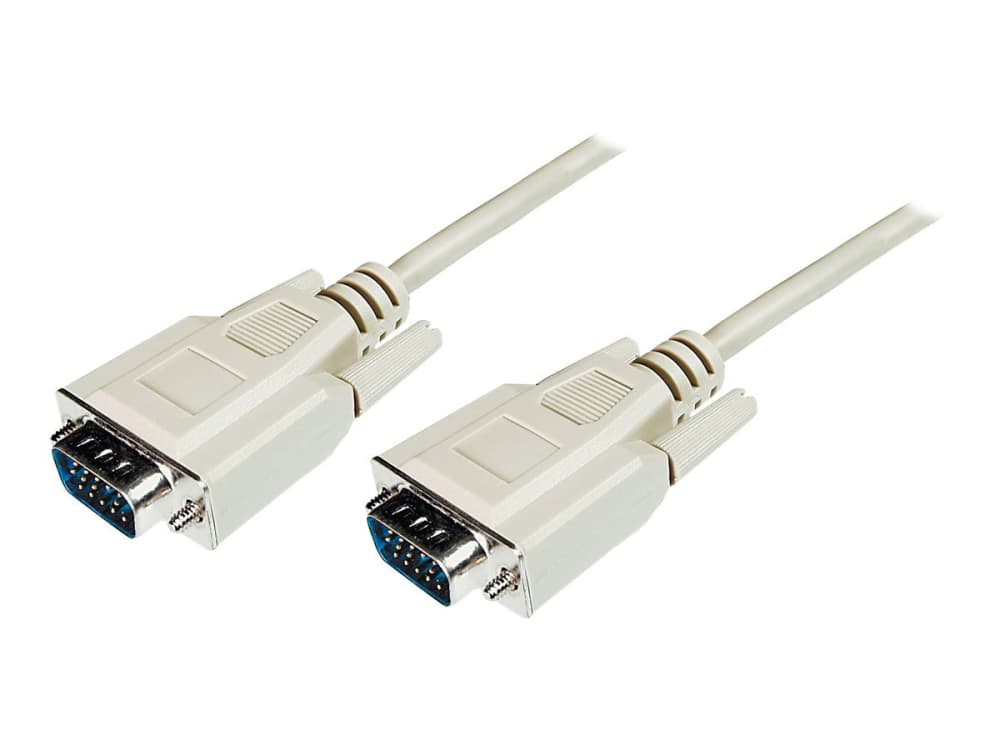 Assmann Kabel Cable VGA HD DSUB 15 1.8m M/M beige - AK-310100-018-E
