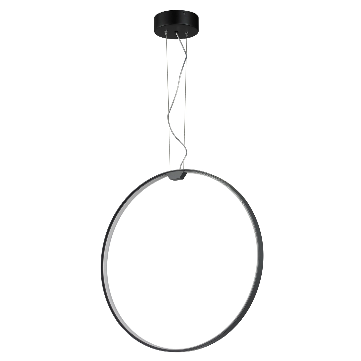 Lampa wisząca ACIRCULO LED czarna 60 cm ST-10453P/D600A black - Step Into Design