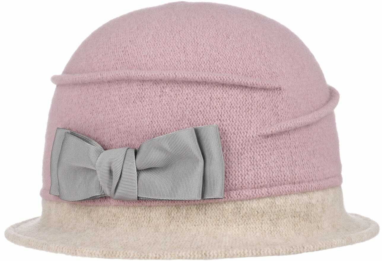 Czapka z Sukna Welnianego Oretka by Lierys, różowy, One Size