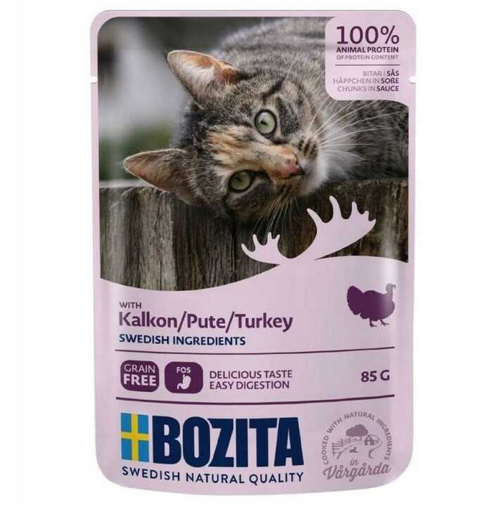 Bozita Cat Indyk w sosie saszetka 85g