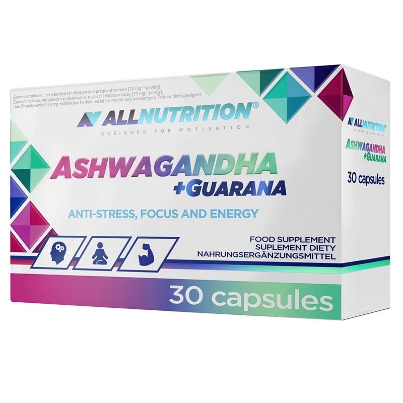 123ratio ALLNUTRITION Ashwagandha + Guarana 30 kaps 3317761