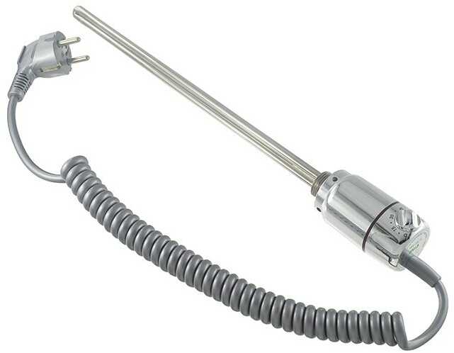 Grzałka elektryczna do grzejnika 600W chrom Cini