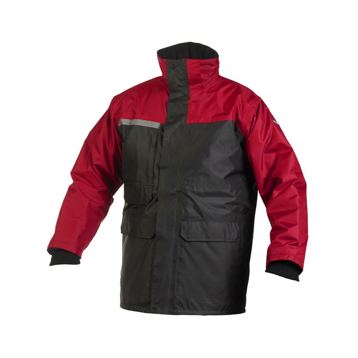 Delta Plus Kurtka 2 w 1 z poliestru Pongee powlekanego PVC podpinka watowana 3M Thinsulate kol. czarno-czerwony roz. XXL CORP ALAS2ROXX ALAS2ROXX