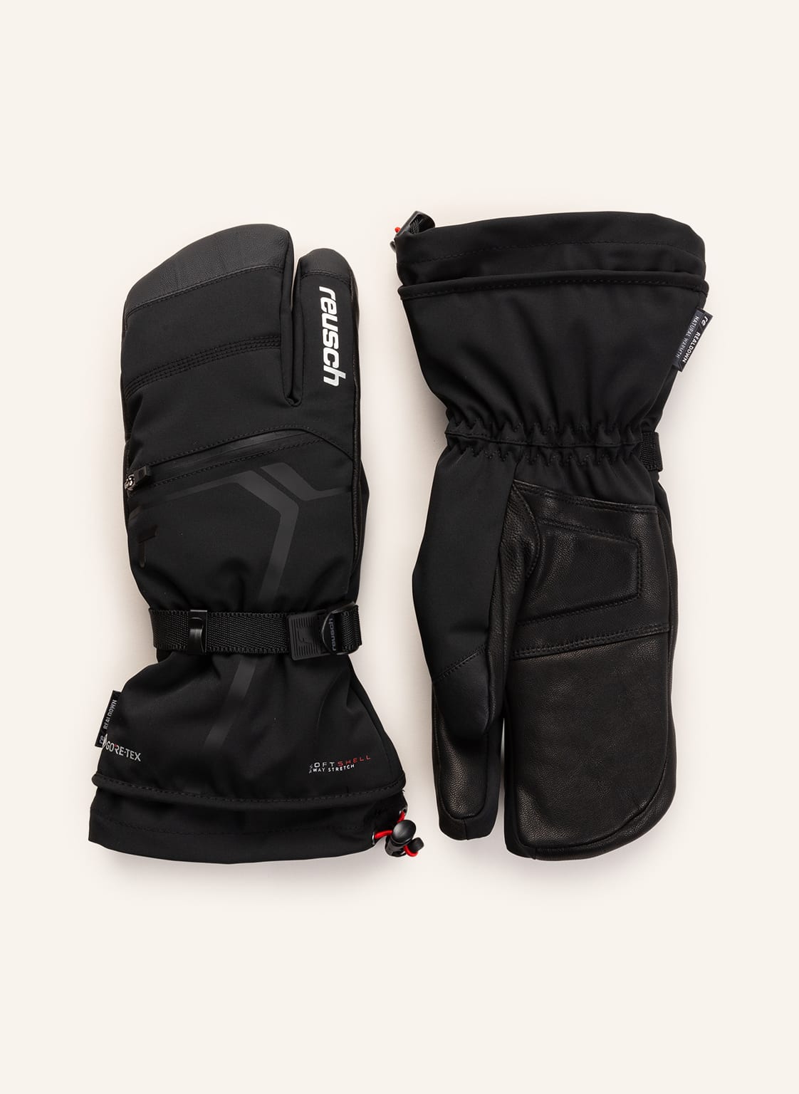 Reusch Rękawiczki Narciarskie Spirit Gtx Lobster schwarz