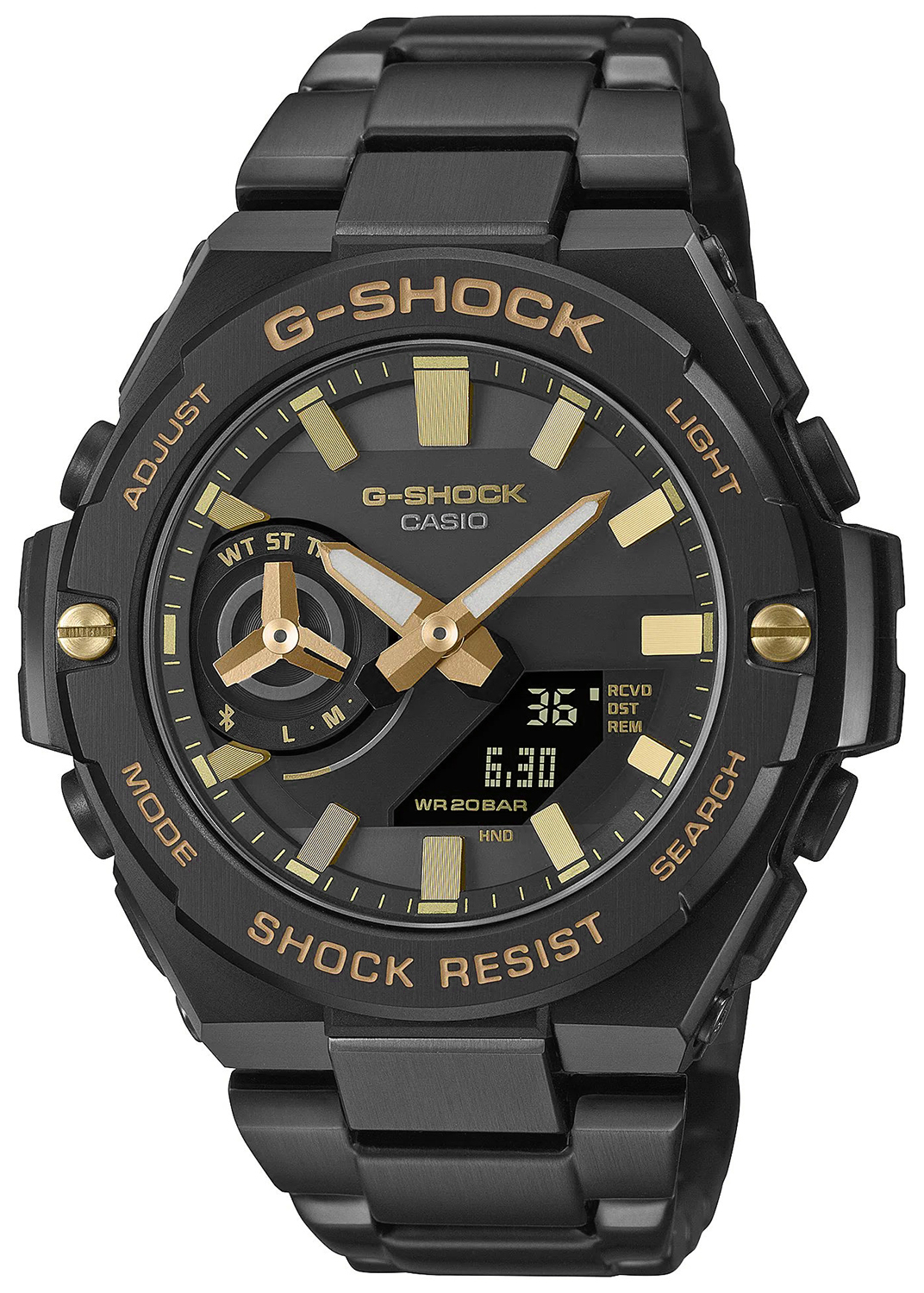 Zegarek G-SHOCK GST-B500BD-1A9ER G-STEEL BLUETOOTH CARBON